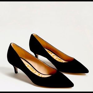 Sam Edelman Dori Pump in Black Suede, Size 9M